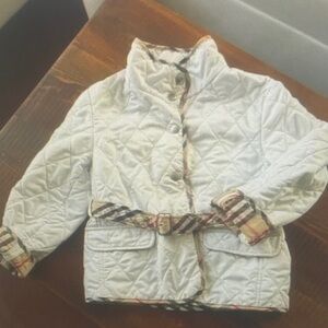 Kids Quilted Jacket with Belt